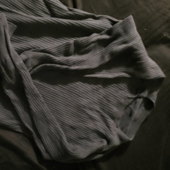 Overdyed Military Thermal Shirt, dark grey - Picture 1 of 1